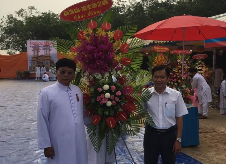 Họ đạo Hưng Thuận, thị xã Trảng Bàng, tỉnh Tây Ninh  tổ chức lễ Đặt viên gạch khởi công xây dựng Thánh thất