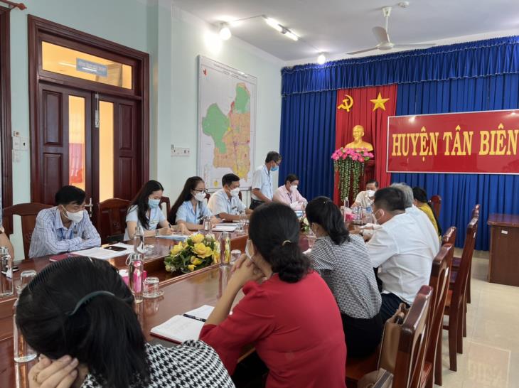 Công bố Quyết định Thanh tra tại UBND huyện Tân Biên