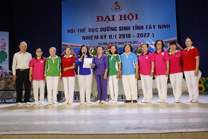 Đại hội đại biểu Hội thể dục Dưỡng sinh tỉnh Tây Ninh lần thứ II, nhiệm kỳ 2018-2022