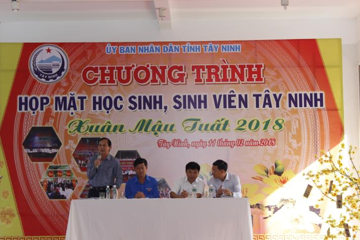 Ấm áp buổi họp mặt học sinh, sinh viên Tây Ninh Xuân Mậu Tuất 2018