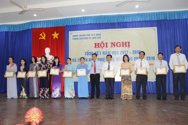 Thành phố Tây Ninh: Tổng kết năm học 2017 - 2018