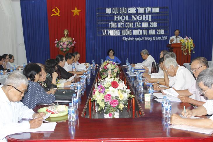 Hội Cựu giáo chức tỉnh Tây Ninh: Tổng kết công tác Hội năm 2018