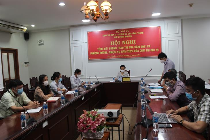 Tổng kết Cụm Thi đua VI: Sở Nội vụ tỉnh Tây Ninh được đề nghị tặng Cờ Thi đua của Bộ Nội vụ